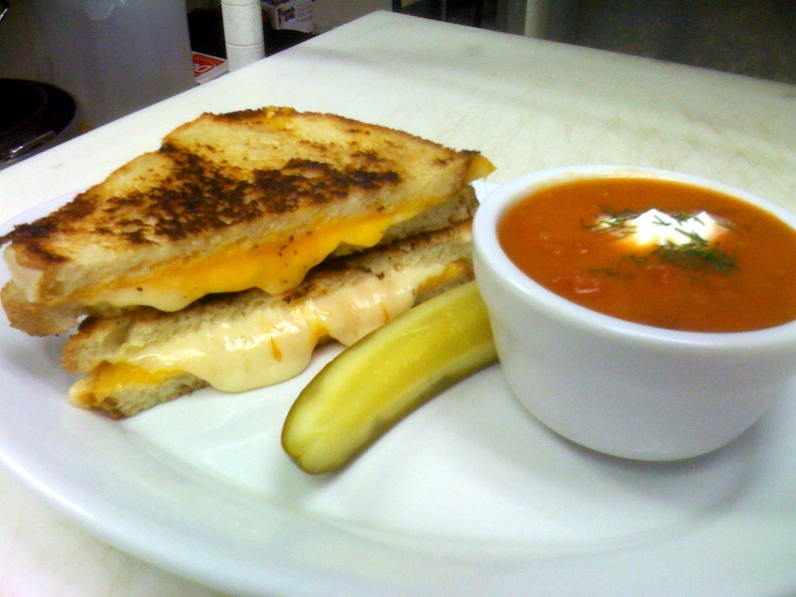 Grilled Cheese (pictured with tomato soup)